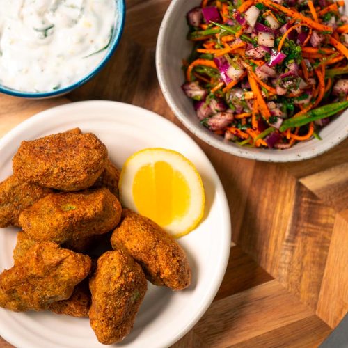 Spiced Tofu Kofta with Minted Yoghurt