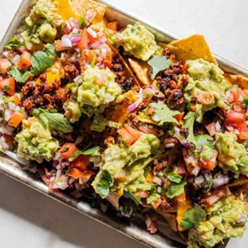 Linda’s Easy Bean and Veggie Nachos